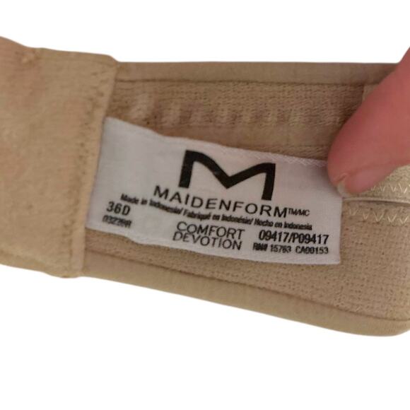 Maidenform Strapless Bra - 36D Nude/Beige - Excellent Condition - Picture 4 of 7